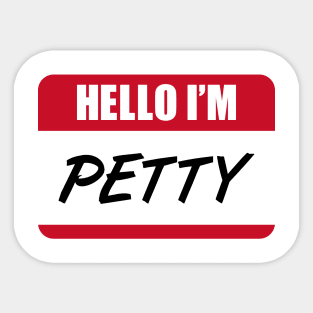 Petty Sticker